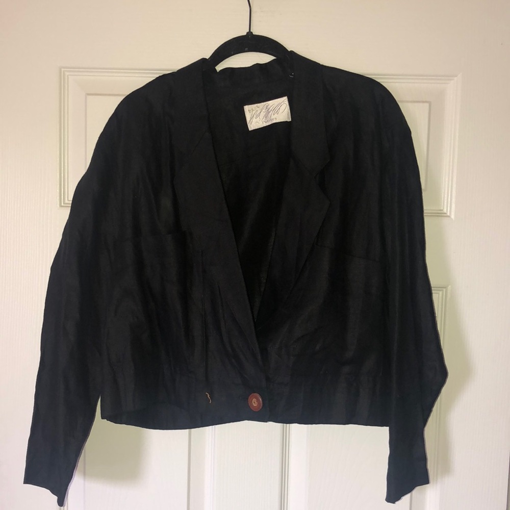 Vintage Lord & Taylor linen blazer